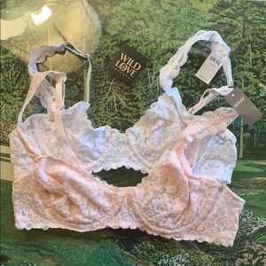 Aerie Pack of 2 wired bra, 36A, NWT, no pads